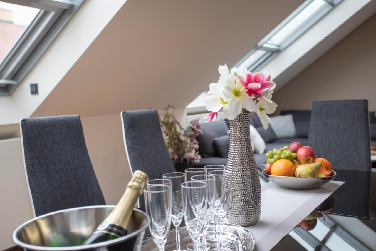 Luxury Central Duplex With Terrace Prag Exterior foto