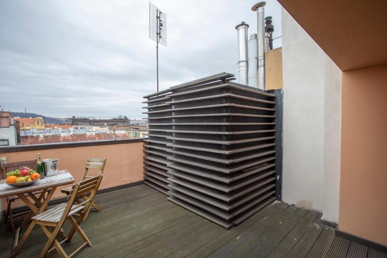 Luxury Central Duplex With Terrace Prag Exterior foto
